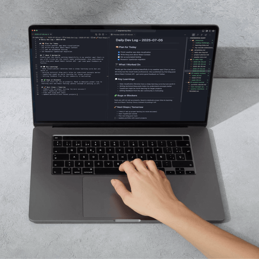 Engineering Diary – Productivity System (VSCode-Ready)
