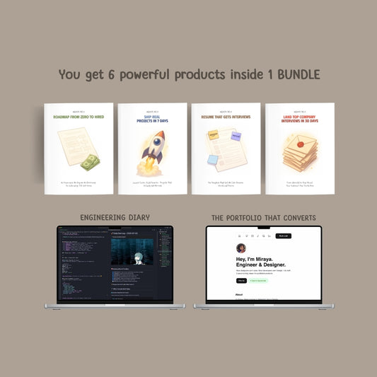 Zero to Hired Kit - 6 Products in 1 Bundle